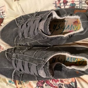 Greenish- flat shoes size 8.5